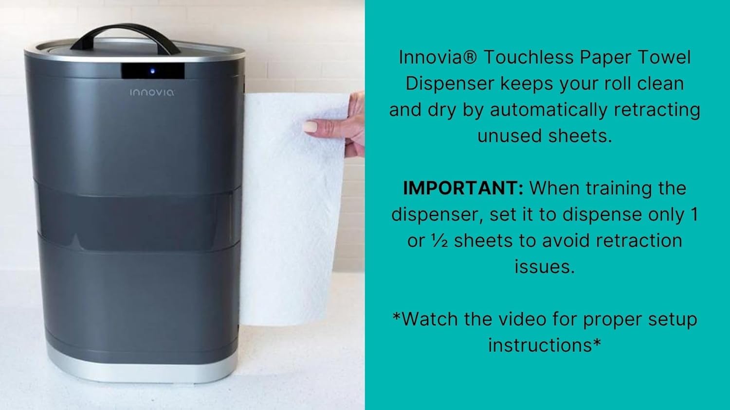 Dispensador de Toalha de Papel sem Toque de Bancada Innovia