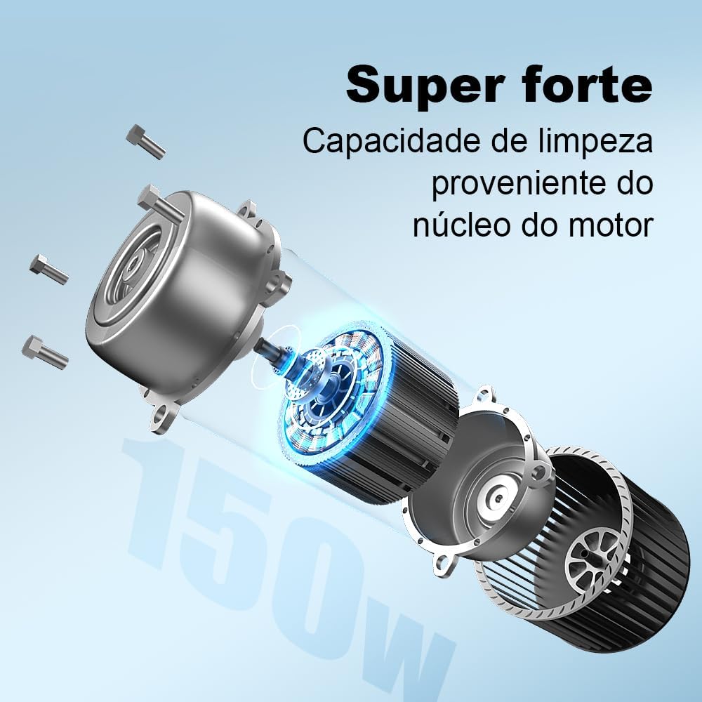 Aspirador Vertical de Pó Liectroux i7 Pro - Aspira e Passa Pano Autolimpante