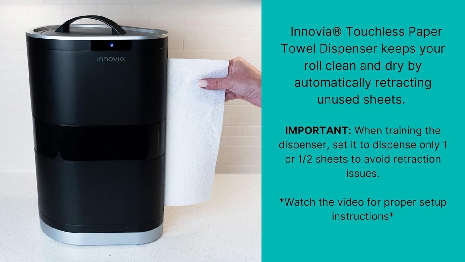 Dispensador de Toalha de Papel sem Toque de Bancada Innovia