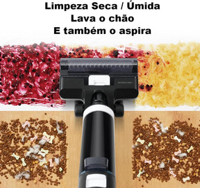 Aspirador Vertical de Pó Liectroux i7 Pro - Aspira e Passa Pano Autolimpante