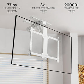 Suporte Giratório Elétrico para TV de Teto Giratório