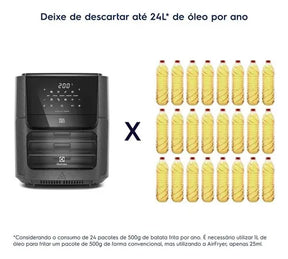 Air Fryer Oven Electrolux 12l Digital Experience 17 Bivolt