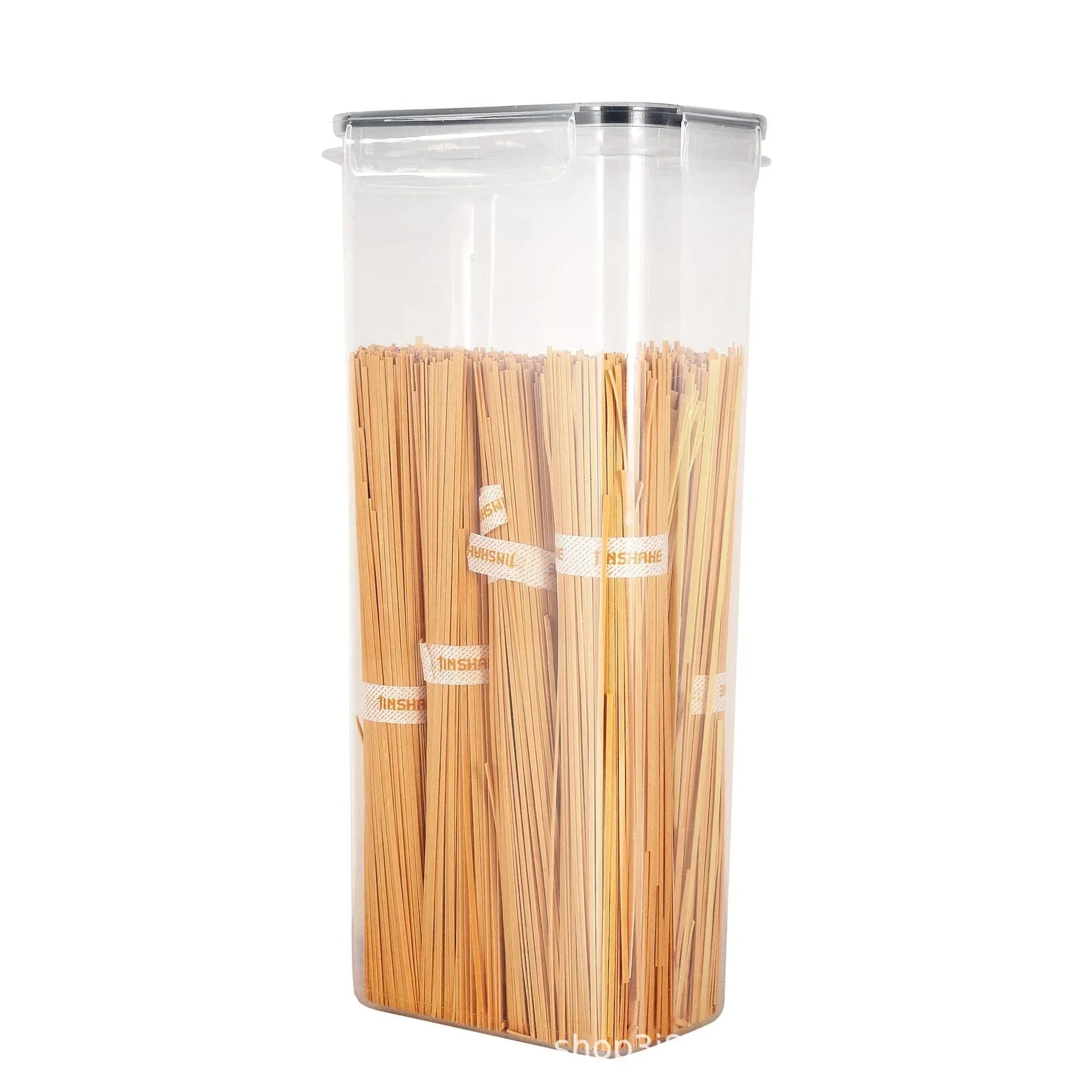 Conjunto de 7 Recipientes Herméticos de Alimentos para Cozinha com 10 Etiquetas e Caneta